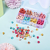 48G 8 Colors Opaque Acrylic Beads OACR-TA0003-51-4