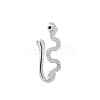 Brass Snake Clip on Nose Rings WGF4B6F-02-2