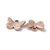 Ion Plating(IP) 304 Stainless Steel Charms STAS-C059-04RG-3