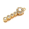 Brass Micro Pave Cubic Zirconia Pendants KK-F901-03E-G-2