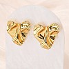 304 Stainless Steel Stud Earrings for Women EJEW-U052-03G-2