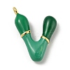 Brass Enamel Pendants KK-E093-03G-V-1