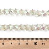 Electroplate Transparent Glass Beads Strands LS-EGLA-U004-03A-HP06-4
