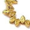 Electroplate Glass Beads Strands EGLA-H109-10-4