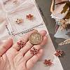 8Pcs Brass Cubic Zirconia Pendants KK-BBC0005-78-3