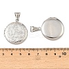 316 Stainless Steel Locket Pendants STAS-K321-10P-3