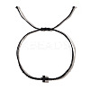 3Pcs Synthetic Stone Cross Braided Cord Adjustable Bracelet Sets CC2534-2-6