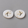Natural Freshwater Shell Pendants LS-SHEL-Q311-008K-2