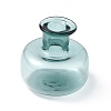 Miniature Glass Dried Flower Vase Ornaments GLAA-A006-01G-1