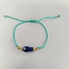 Braided Porcelain Fish Charm Adjustable Bracelets JI6734-7-1
