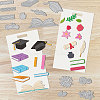Graduation Theme Carbon Steel Cutting Dies Stencils DIY-WH0309-1761-4