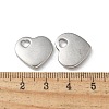 304 Stainless Steel Pendants STAS-I330-031P-3
