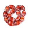 Handmade Millefiori Glass Barrel Beads LA-N002-15F-2