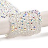 Electroplate Glass Beads Strands X-EGLA-D030-13-1