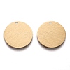 Ion Plating(IP) 304 Stainless Steel Pendants STAS-0133-06E-G-1