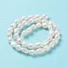Natural Keshi Pearl Beads Strands PEAR-Z002-17-3