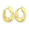 Rack Plating Oval Brass Hoop Earrings for Women EJEW-G410-49G-1