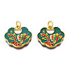 Alloy Enamel Pendants ENAM-N056-050-1