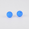 Round Silicone Focal Beads SI-JX0046A-15-2