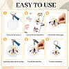 DIY Keychain Making Kits DIY-GO0002-53B-4
