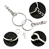 300Pcs 6 Style Keychain Clasps Set IFIN-YW0001-22-6