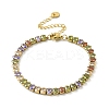 304 Stainless Steel Oval Link Chain Bracelets for Women BJEW-P348-01F-G-4