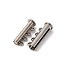304 Stainless Steel Slide Lock Clasps STAS-A117-07B-P-2