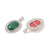 Synthetic Mixed Gemstone Pendants G-A226-03P-B-2