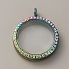 Alloy Crystal Rhinestone Locket Pendants FIND-WH0061-78M-1
