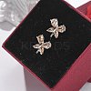 Brass Hoop Earrings EJEW-R016-10P-01-3