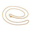 304 Stainless Steel Rolo Chains Necklaces NJEW-G278-02G-A-1
