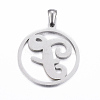 Non-Tarnish 304 Stainless Steel Pendants STAS-K162-048P-2