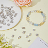 HOBBIEASY 310Pcs 8 Style CCB Plastic Beads CCB-HY0001-02-4