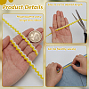 2 Bundles Polypropylene Wavy Fringe Trim Ribbon OCOR-FG0003-05C-3