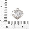 Hammered 304 Stainless Steel Pendants STAS-L313-01A-P-3