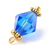 Glass Imitation Austrian Crystal Beads Pendants PALLOY-JF01140-4