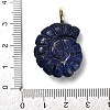 Dyed Natural Lapis Lazuli Pendants G-A287-01G-02-3