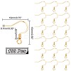 Unicraftale 304 Stainless Steel French Earring Hooks STAS-UN0015-63A-4