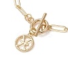12Pcs Constellation Brass Paperclip Chains Charm Bracelets for Women BJEW-JB11256-4