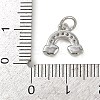 Brass Micro Pave Cubic Zirconia Pendants KK-L231-01P-02-3