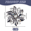 2Pcs Platinum Alloy Shoe Buckle Clips ALRI-FG0001-04A-2