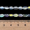 Electroplate Transparent Glass Beads EGLA-H112-01AB-01-4