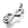 Brass Micro Pave Cubic Zirconia Pendants KK-B132-12P-F-2