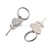 304 Stainless Steel Keychain KEYC-V001-01P-2