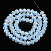 Electroplate Glass Beads Strands EGLA-A034-J6mm-A04-3