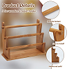 Three Layers T-Bar Wood Bracelet Organizer Display Stands BDIS-WH0011-04-4