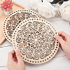 Wooden Basket Bottoms AJEW-WH0129-07A-3