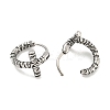 316 Surgical Stainless Steel Hoop Earrings EJEW-D096-14I-AS-2