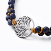 Adjustable Nylon Thread Braided Beads Bracelets BJEW-JB04690-02-2