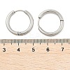 Tarnish Resistant 304 Stainless Steel Hoop Earrings EJEW-P177-P-16-4